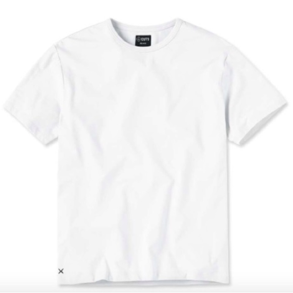 Cuts frame tee. White large
